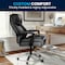 Flash Furniture Hercules Office Chair, Black Back, 30 in W 33" L 52" H, Padded GO-2223-BK-GG - alternate 2